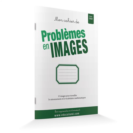 Mon cahier de Problèmes en images CE2 - Lot 15